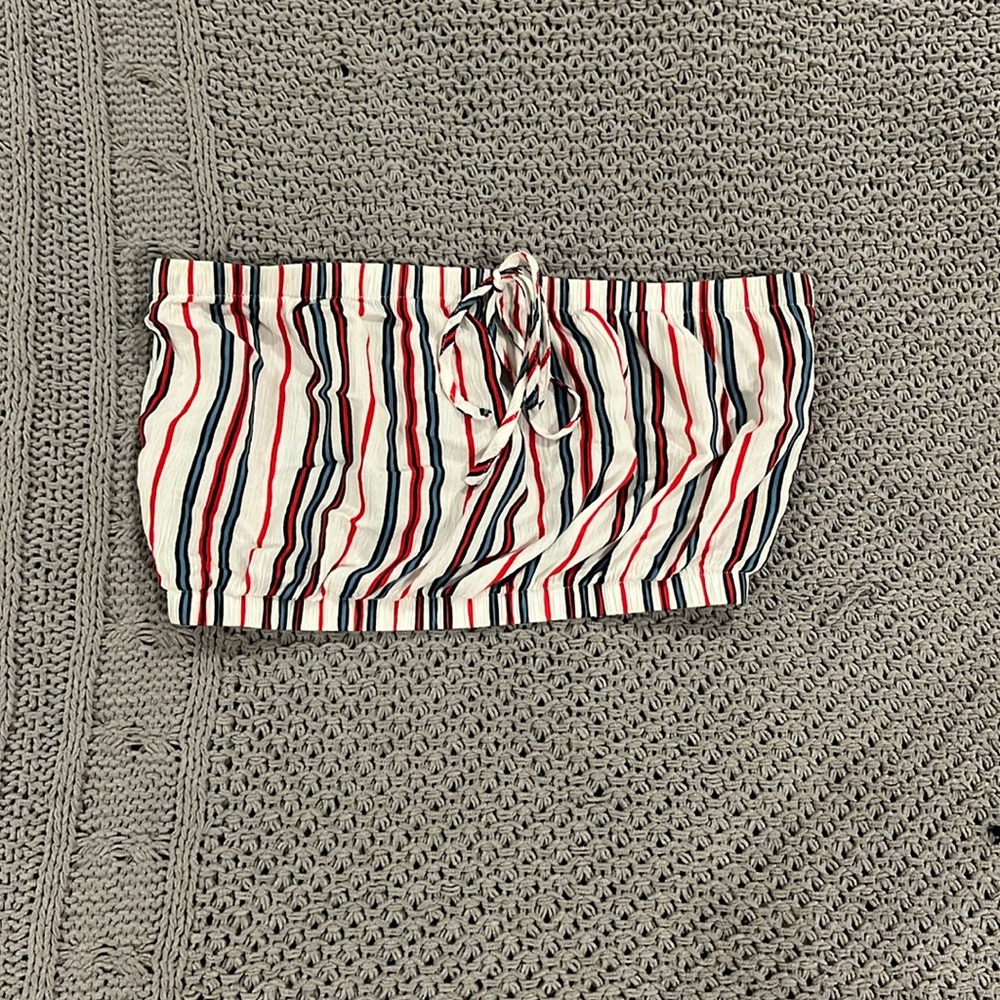 Tube top! red,white, and blue!
